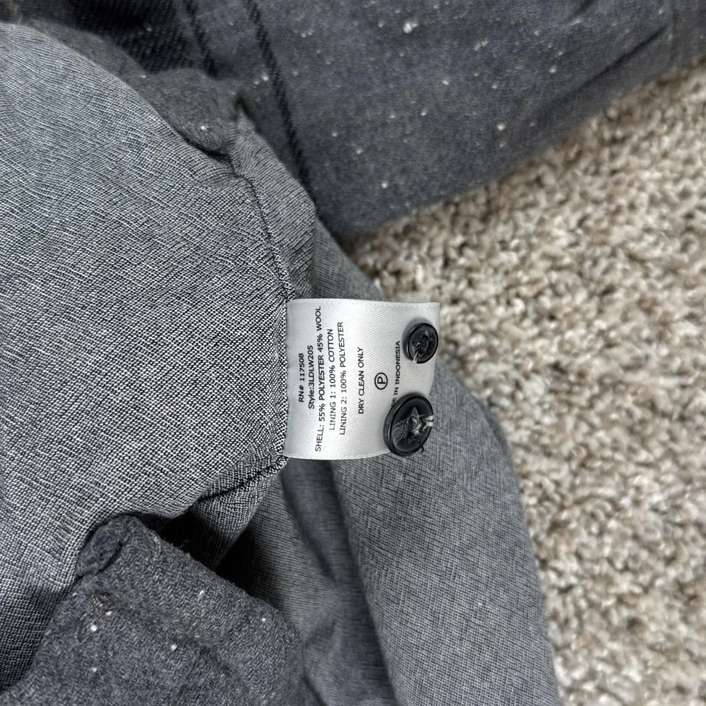 Levis Shirt Jacket‎ Mens Large Gray Wool Blend Lined Western Stripe Shacket - Picture 8 of 12